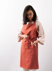Adjustable Apron Terracota Confetti Mill Aprons art-noise.myshopify.com adjustable-apron-terracota Adjustable Apron Terracota Confetti Mill Aprons art-noise.myshopify.com adjustable-apron-terracota