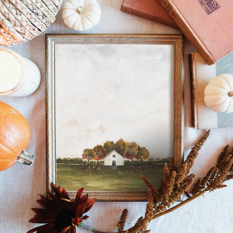 Solitude in Autumn Emma Allen Design Studio Print art-noise.myshopify.com solitude-in-autumn