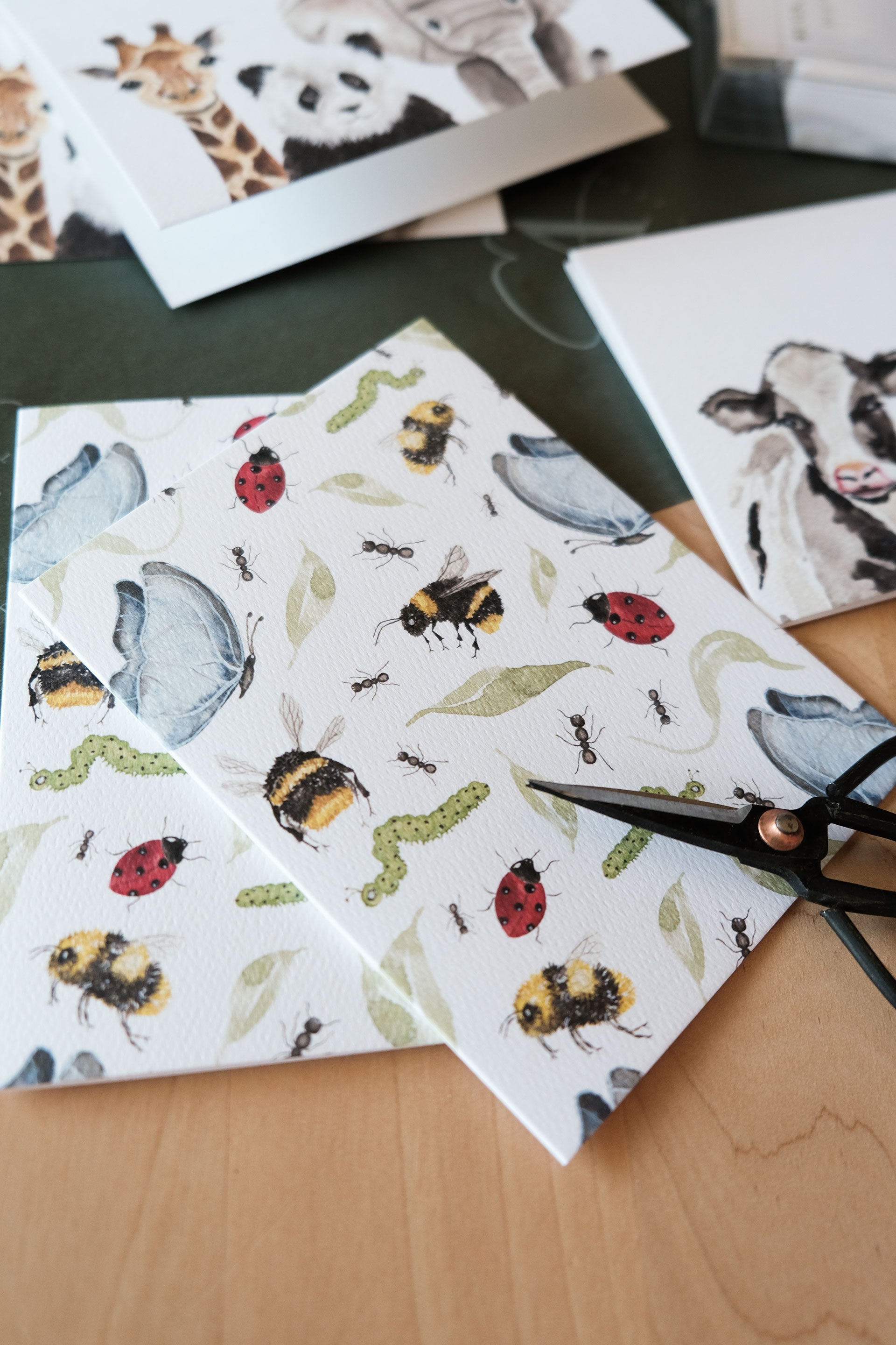 Bugs, Animals, & Critters - Assorted Card Set