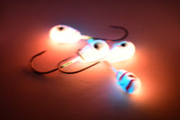 🍁Big Sky Deluxe KnockOut 1/4oz Glow Jigs 4/pack
