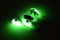 🍁Big Sky Deluxe KnockOut 1/4oz Glow Jigs 4/pack
