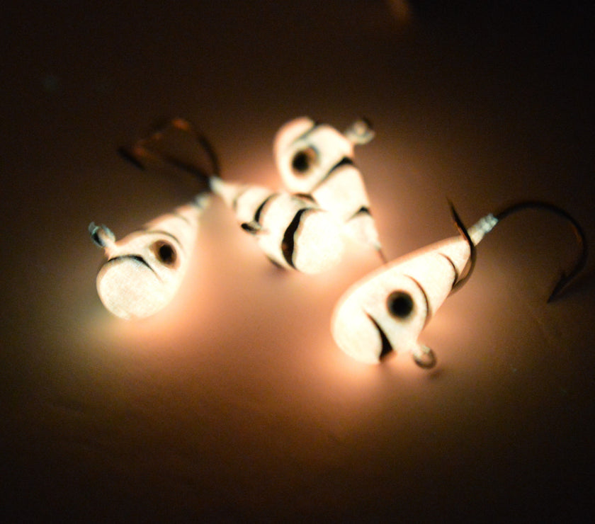 🍁Big Sky Kaleidoscope 1/4oz Glow Jigs 4/pack