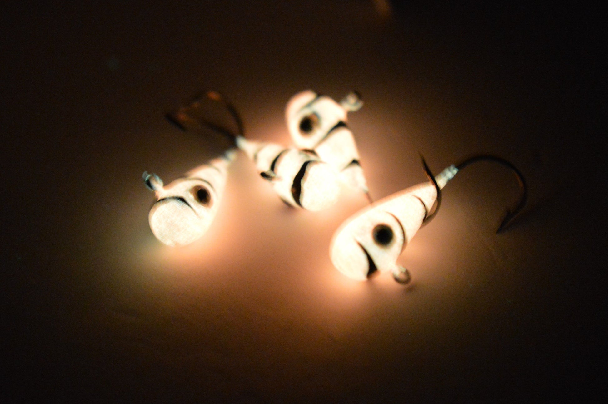 🍁Big Sky Kaleidoscope 1/4oz Glow Jigs 4/pack Stony Tackle Shack Fishing Hooks art-noise.myshopify.com big-sky-kaleidoscope-1-4oz-glow-jigs-4-pack-2