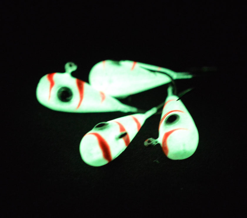 🍁Big Sky Kaleidoscope 1/4oz Glow Jigs 4/pack