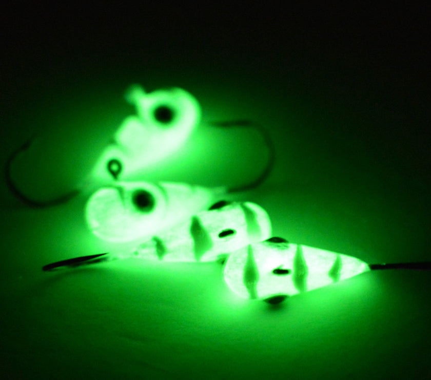 🍁Big Sky Kaleidoscope 1/4oz Glow Jigs 4/pack