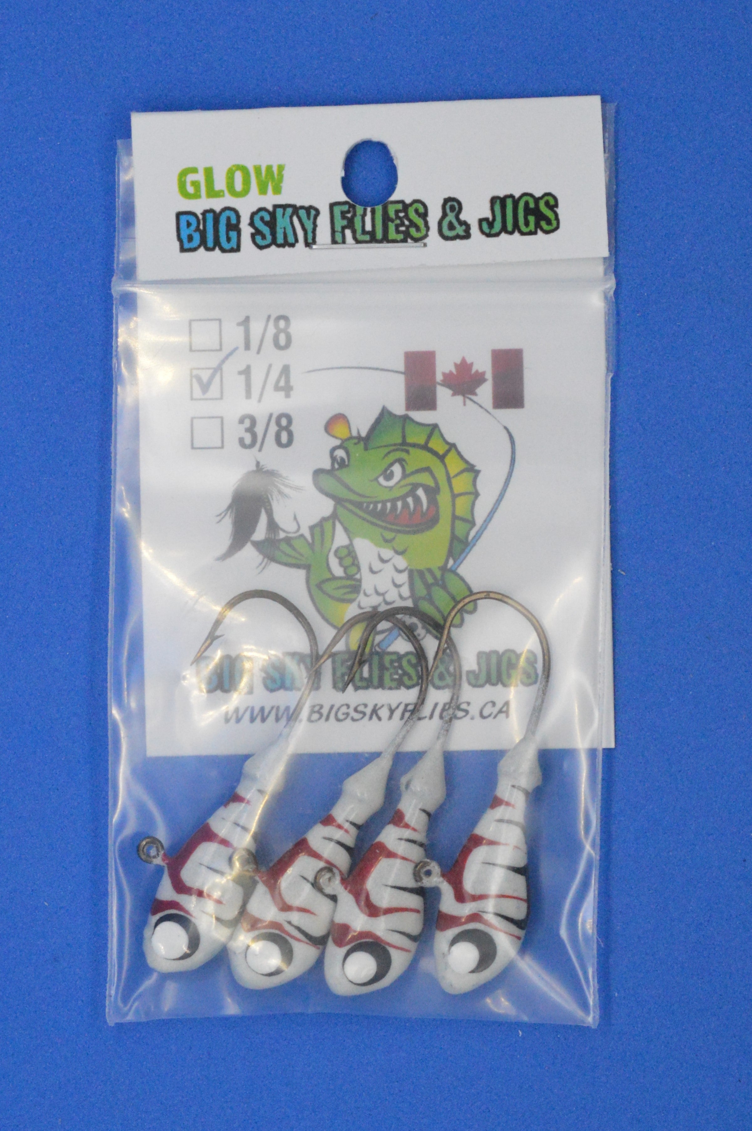 🍁Big Sky Deluxe Ultra Minnow 1/4oz Jigs 4/pack Stony Tackle Shack Fishing Hooks art-noise.myshopify.com big-sky-deluxe-ultra-minnow-1-4oz-jigs-4-pack-2