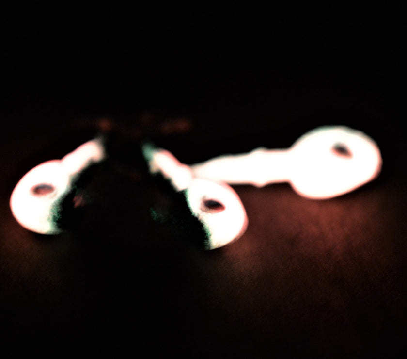 🍁Big Sky Snake Eye 1/4oz Glow Jigs 3/pack