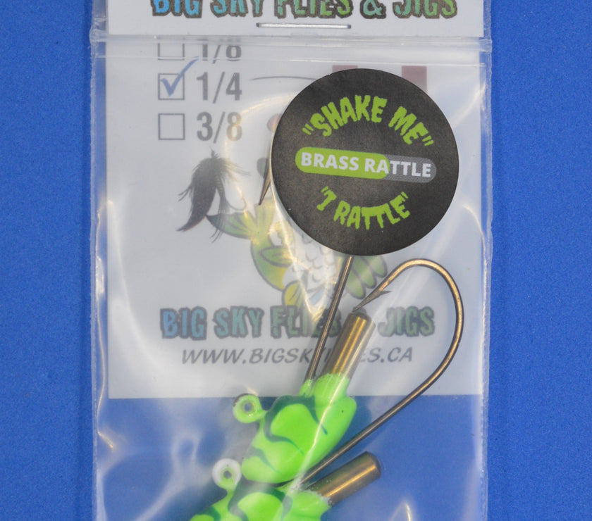 🍁Big Sky Erie Rattle Jigs 1/4oz 2/pack