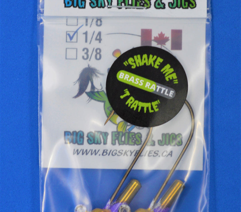🍁Big Sky Erie Rattle Jigs 1/4oz 2/pack
