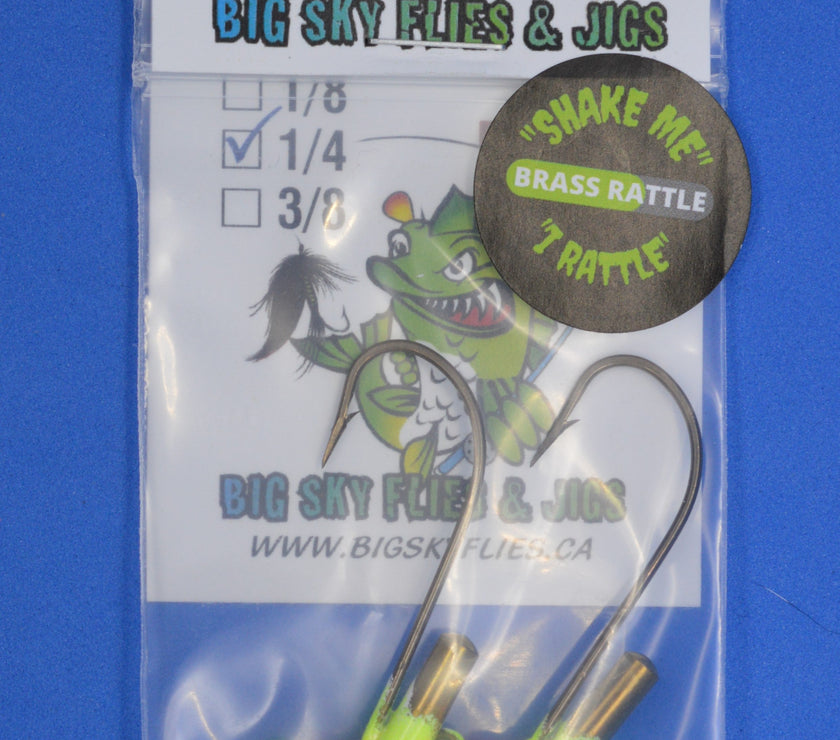 🍁Big Sky Erie Rattle Jigs 1/4oz 2/pack