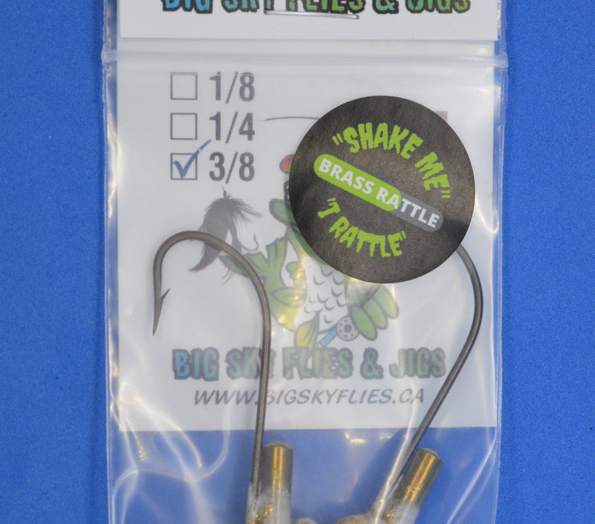 🍁Big Sky Rock & Roll Rattle Jigs Glow 3/8oz 2/pack