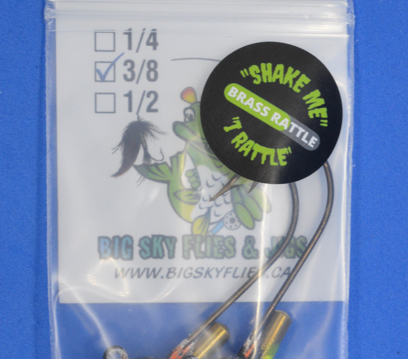 🍁Big Sky Rock & Roll Rattle Jigs Glow 3/8oz 2/pack