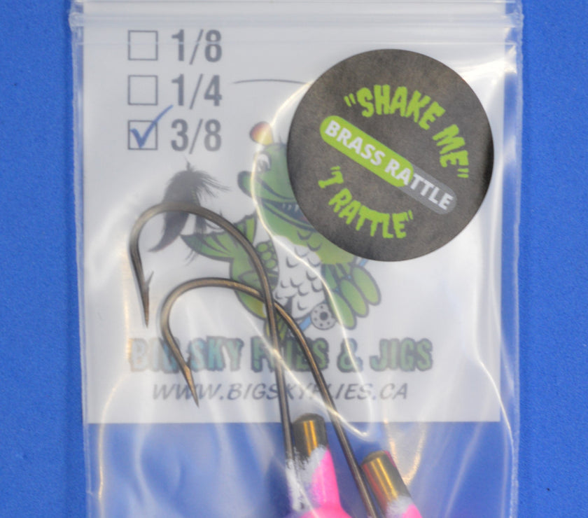 🍁Big Sky Rock & Roll Rattle Jigs Glow 3/8oz 2/pack