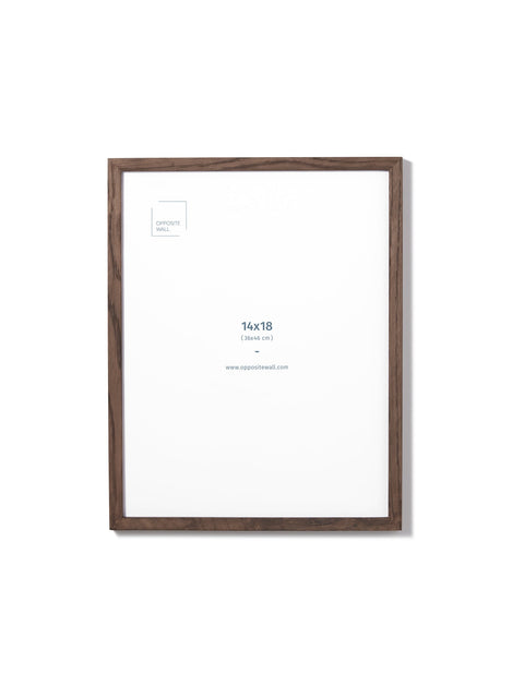 Dark Oak Frame, 14x18 in | 36x46 cm Opposite Wall Frame art-noise.myshopify.com dark-oak-frame-14x18-in-36x46-cm