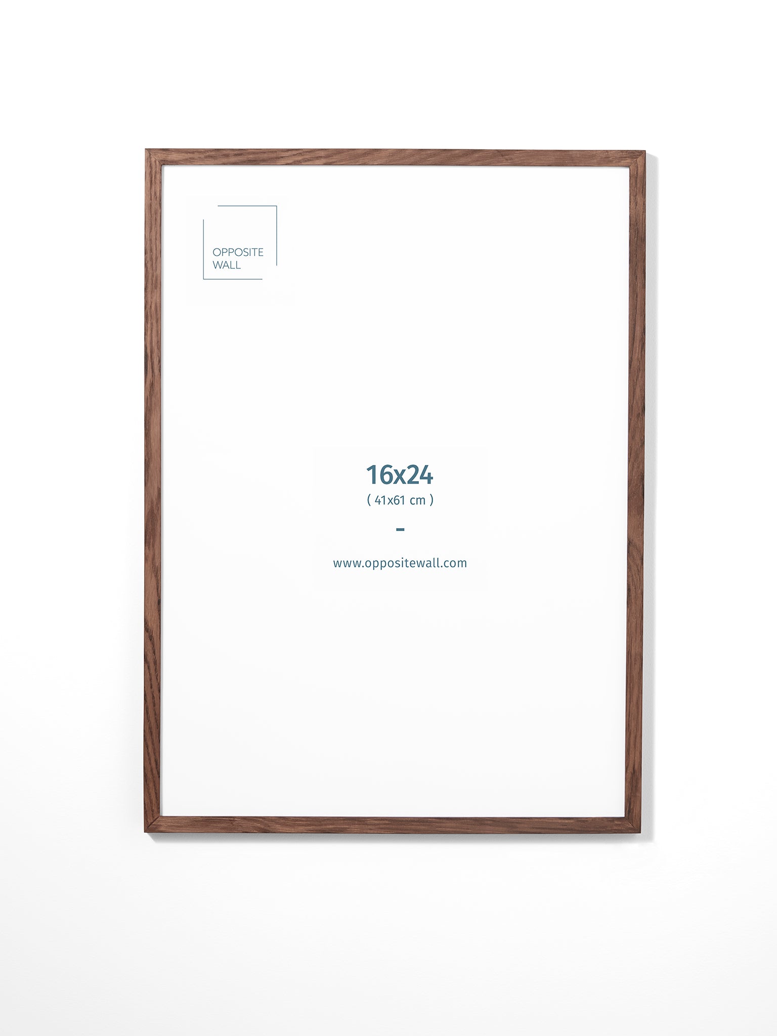 Dark Oak Frame, 16x24 in | 41x61 cm Opposite Wall Frame art-noise.myshopify.com dark-oak-frame-16x24-in-41x61-cm