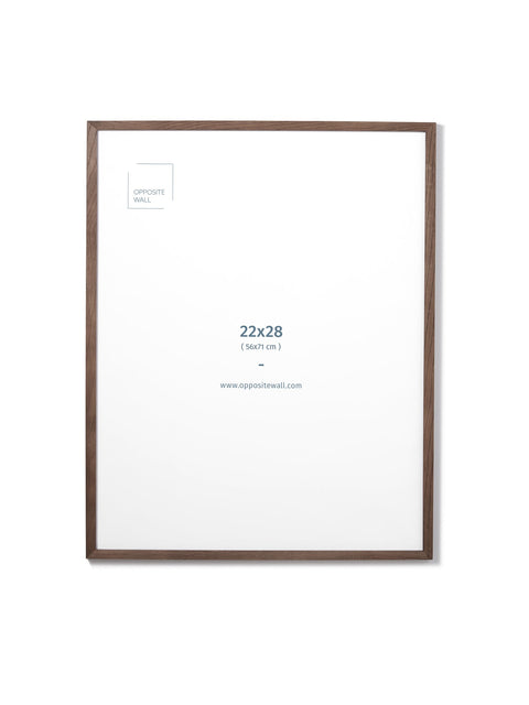 Dark Oak Frame, 22x28 in | 56x71 cm