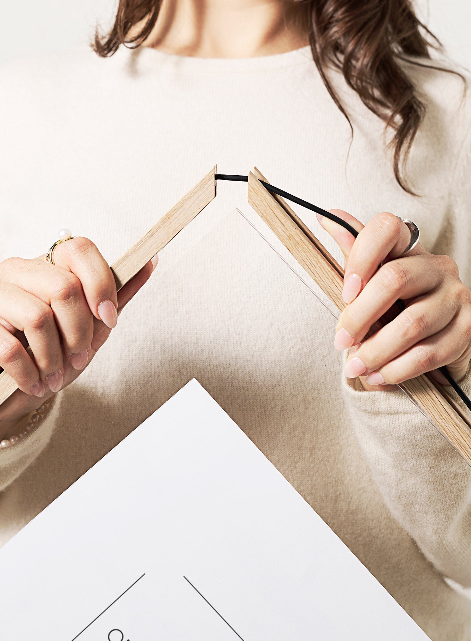 Floating Solid Oak Frame, 12x16 in | 31x41 cm Opposite Wall Frame art-noise.myshopify.com floating-solid-oak-frame-12x16-in-31x41-cm