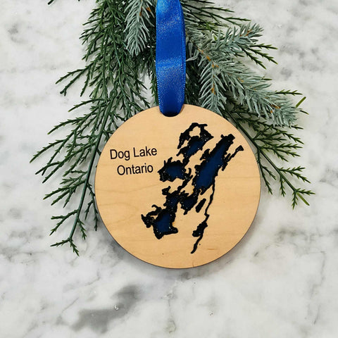 Local Lake Ornament Dog Lake