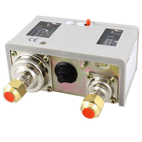Byson Dual Pressure Control Switch Refrigeration HP & LP - Manual Reset