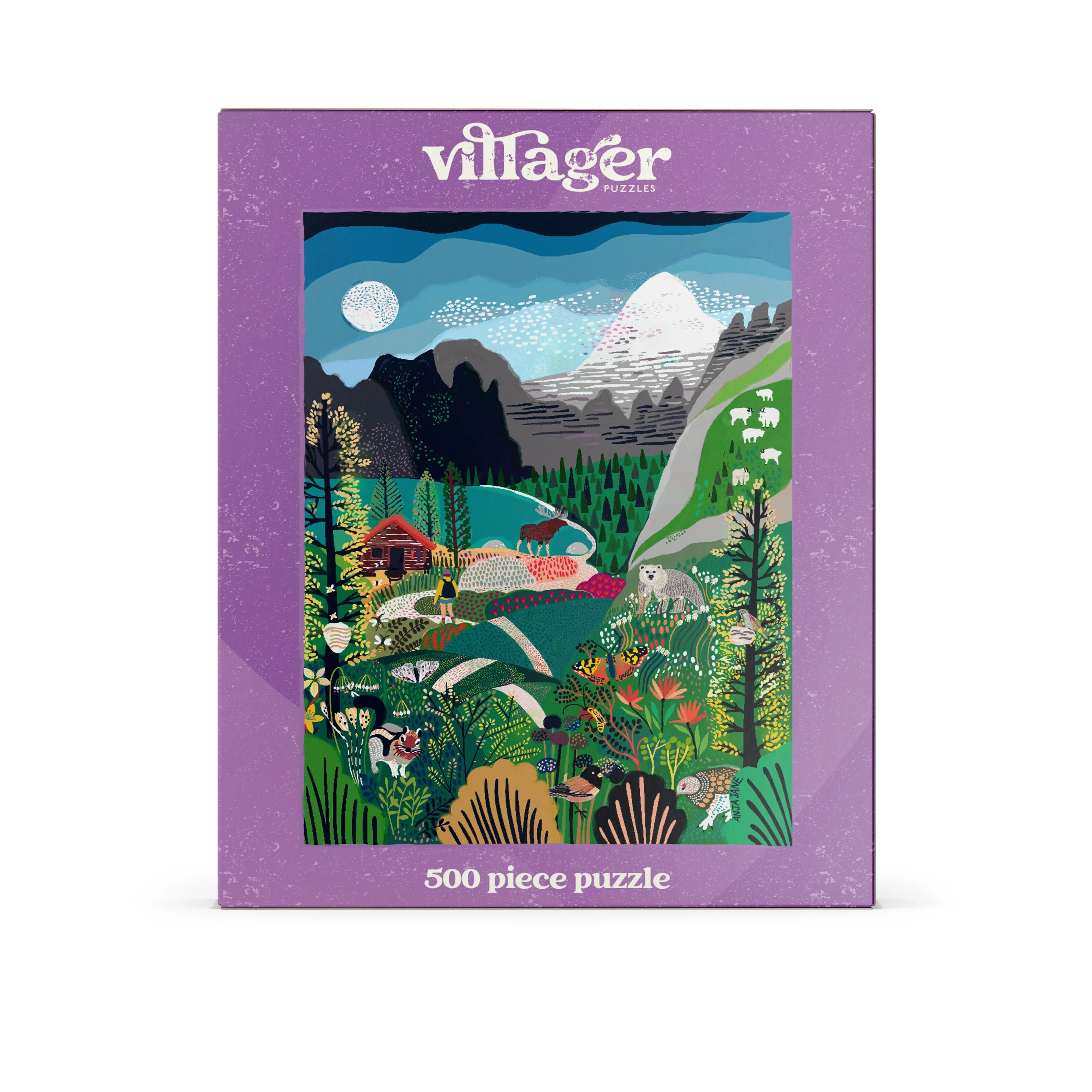  Rockies Explorer | 500-Piece Puzzle for Adults | Designed in Canada by Anja Jane Villager Puzzles Puzzle art-noise.myshopify.com rockies-explorer-500-piece-puzzle-for-adults-designed-in-canada-by-anja-jane