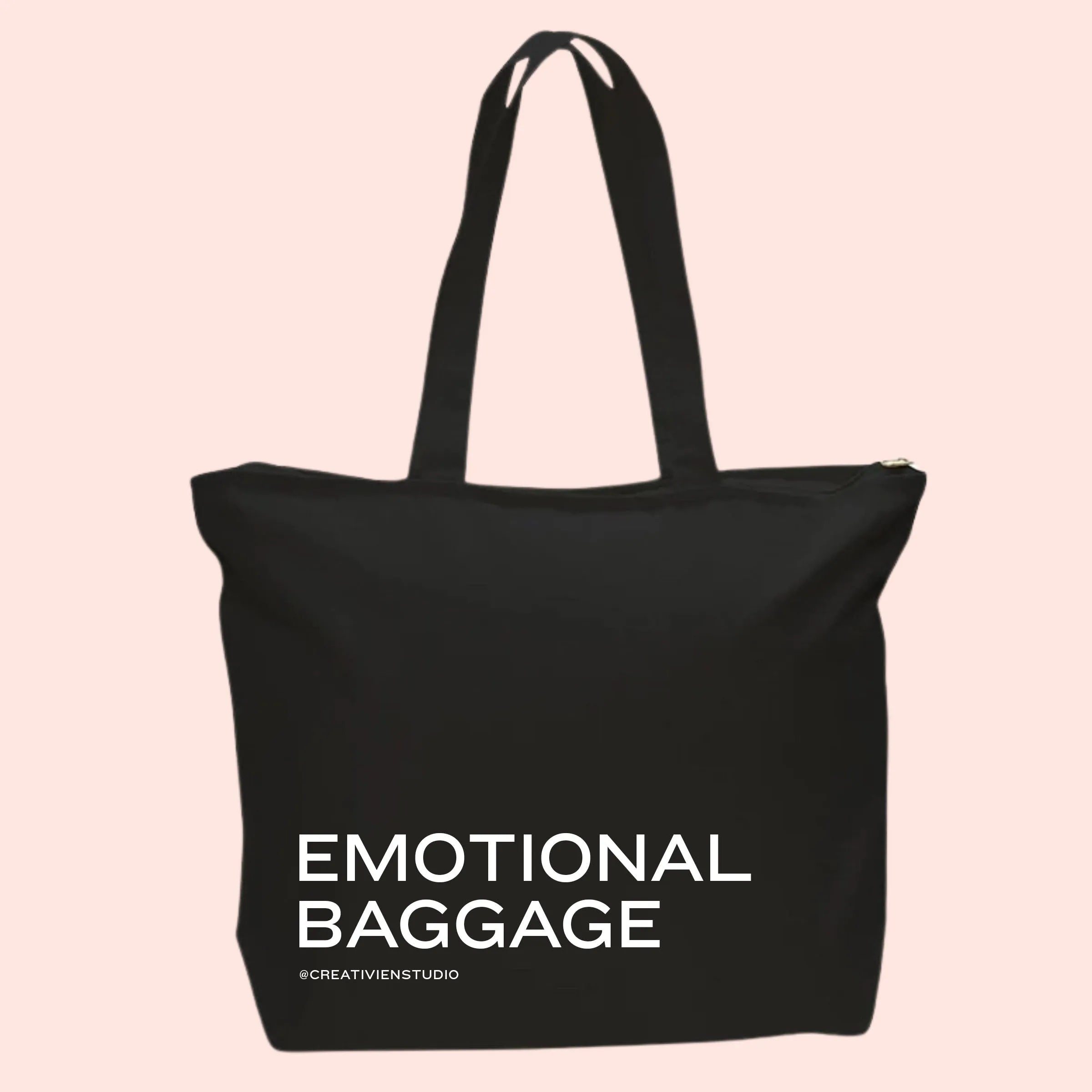 Emotional Baggage Tote Bag Creativien product_type art-noise.myshopify.com emotional-baggage-tote-bag Emotional Baggage Tote Bag Creativien  art-noise.myshopify.com emotional-baggage-tote-bag