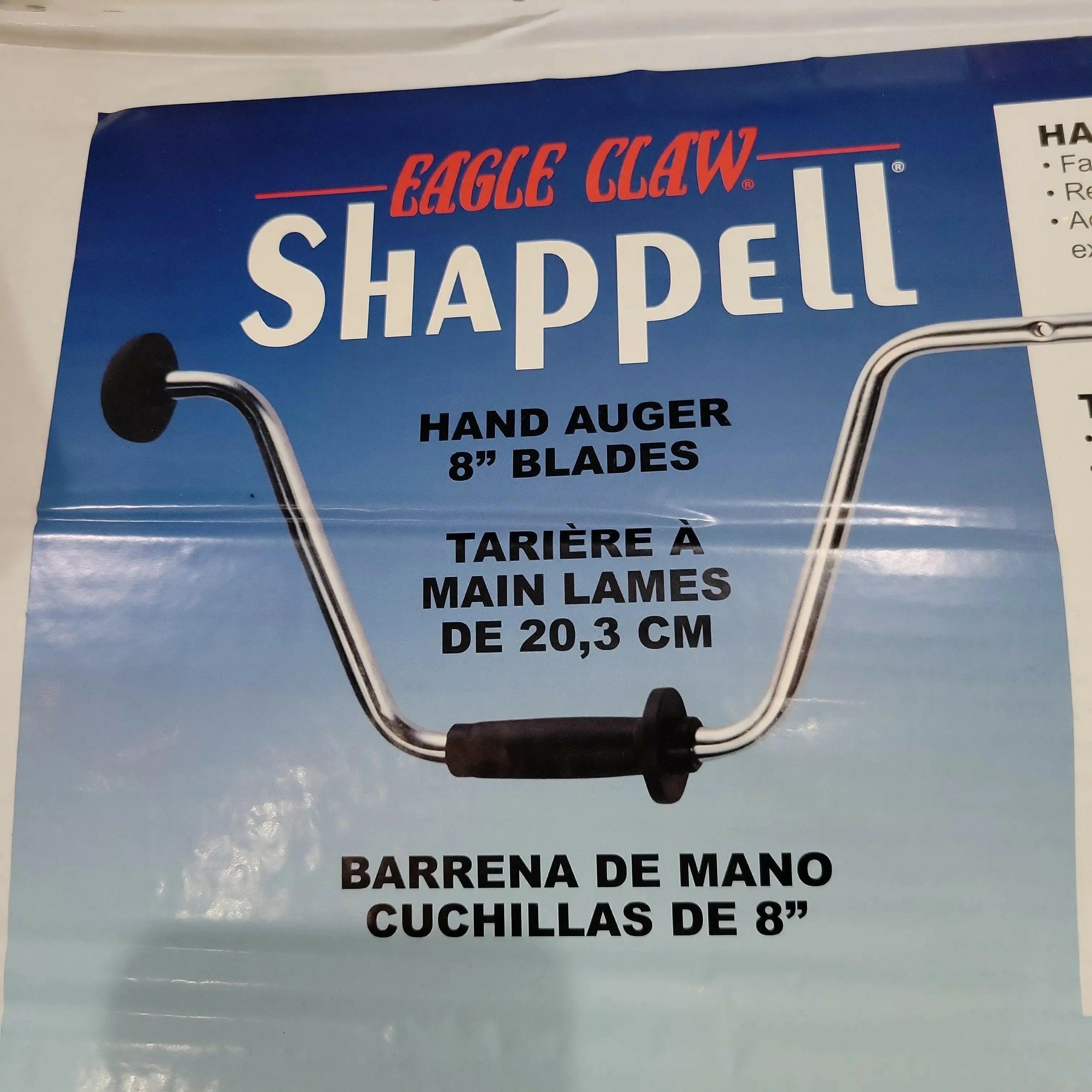 Eagle Claw 8" Hand Auger Stony Tackle Shack Ice Fishing accesories art-noise.myshopify.com eagle-claw-8-hand-auger Eagle Claw 8" Hand Auger Stony Tackle Shack Ice Fishing accesories art-noise.myshopify.com eagle-claw-8-hand-auger