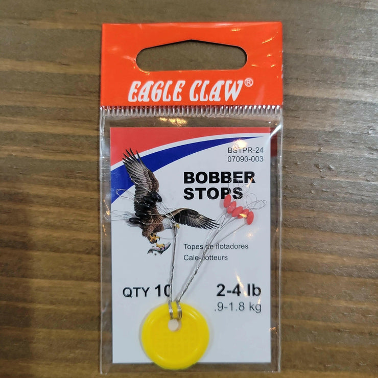 Eagle Claw Bobber Stop 2-4lb Rubber w/ring (SM)