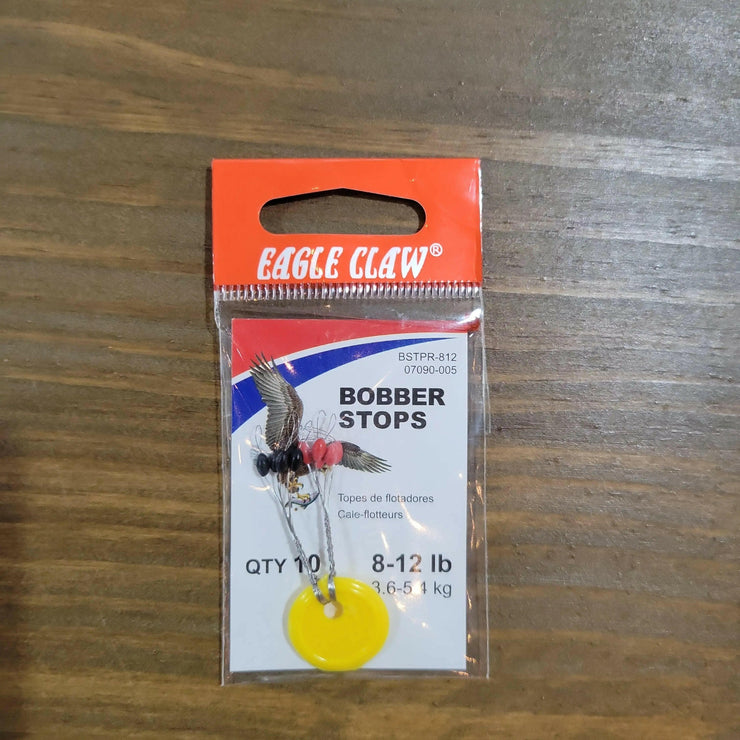 Eagle Claw Bobber Stop 8-12lb Rubber w/Ring (LRG)