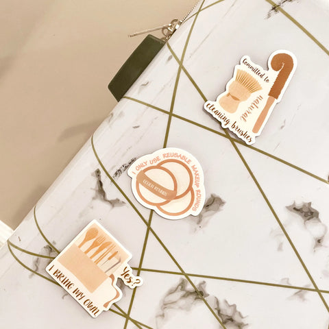  "Yes? I Bring My Own" Sticker Eco Beige Decorative Stickers art-noise.myshopify.com yes-i-bring-my-own-sticker