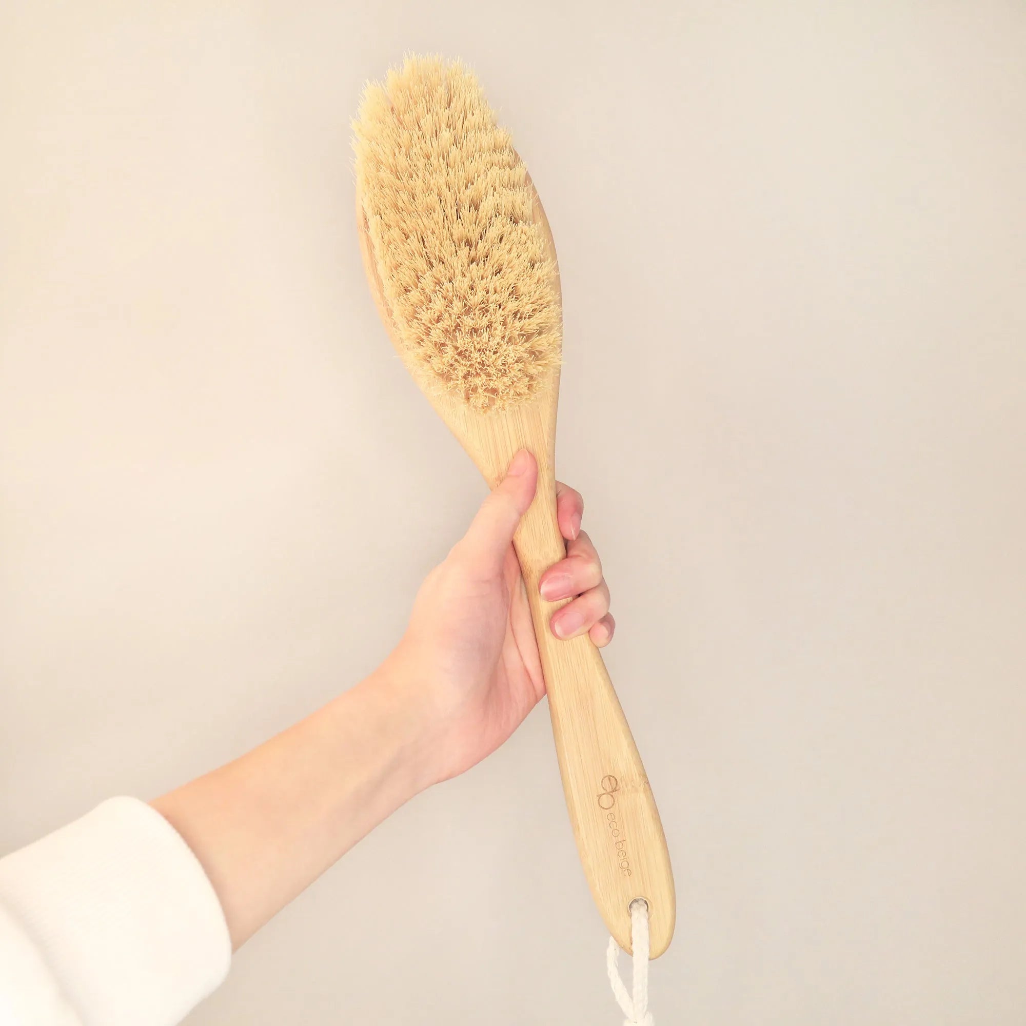  Natural Back Scrubbing Body Brush Eco Beige Bath Brushes art-noise.myshopify.com natural-back-scrubbing-body-brush