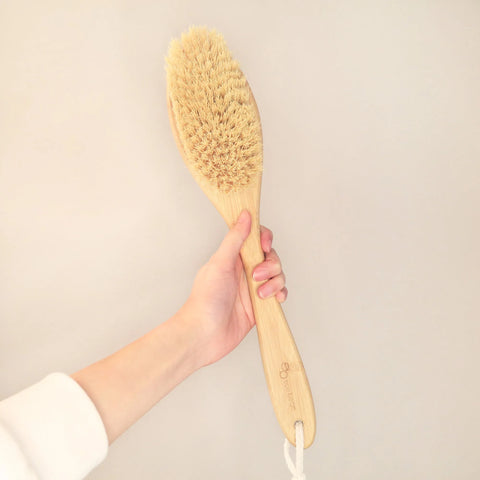  Natural Back Scrubbing Body Brush Eco Beige Bath Brushes art-noise.myshopify.com natural-back-scrubbing-body-brush