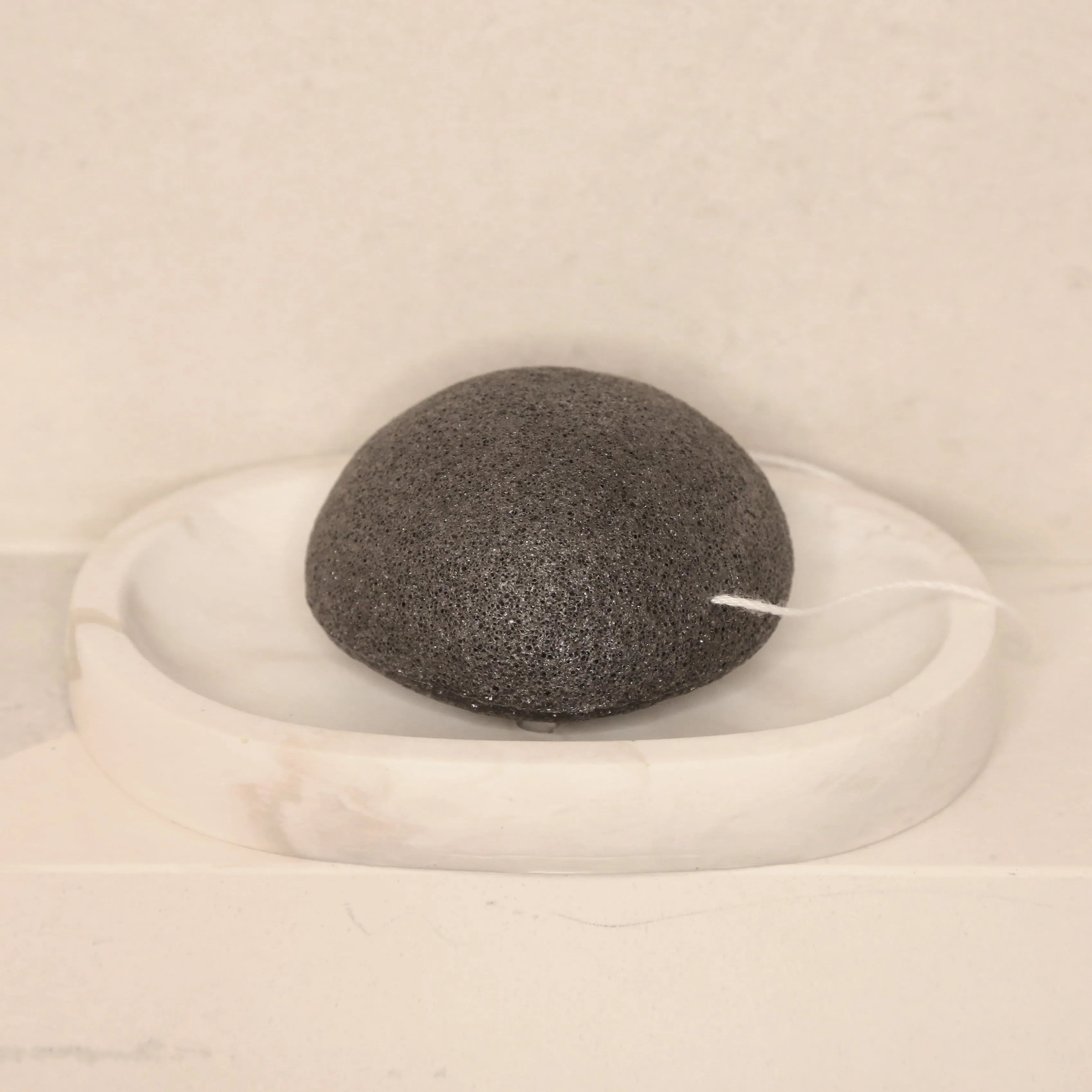  Charcoal Konjac Sponge Eco Beige Bath Sponges & Loofahs art-noise.myshopify.com charcoal-konjac-sponge