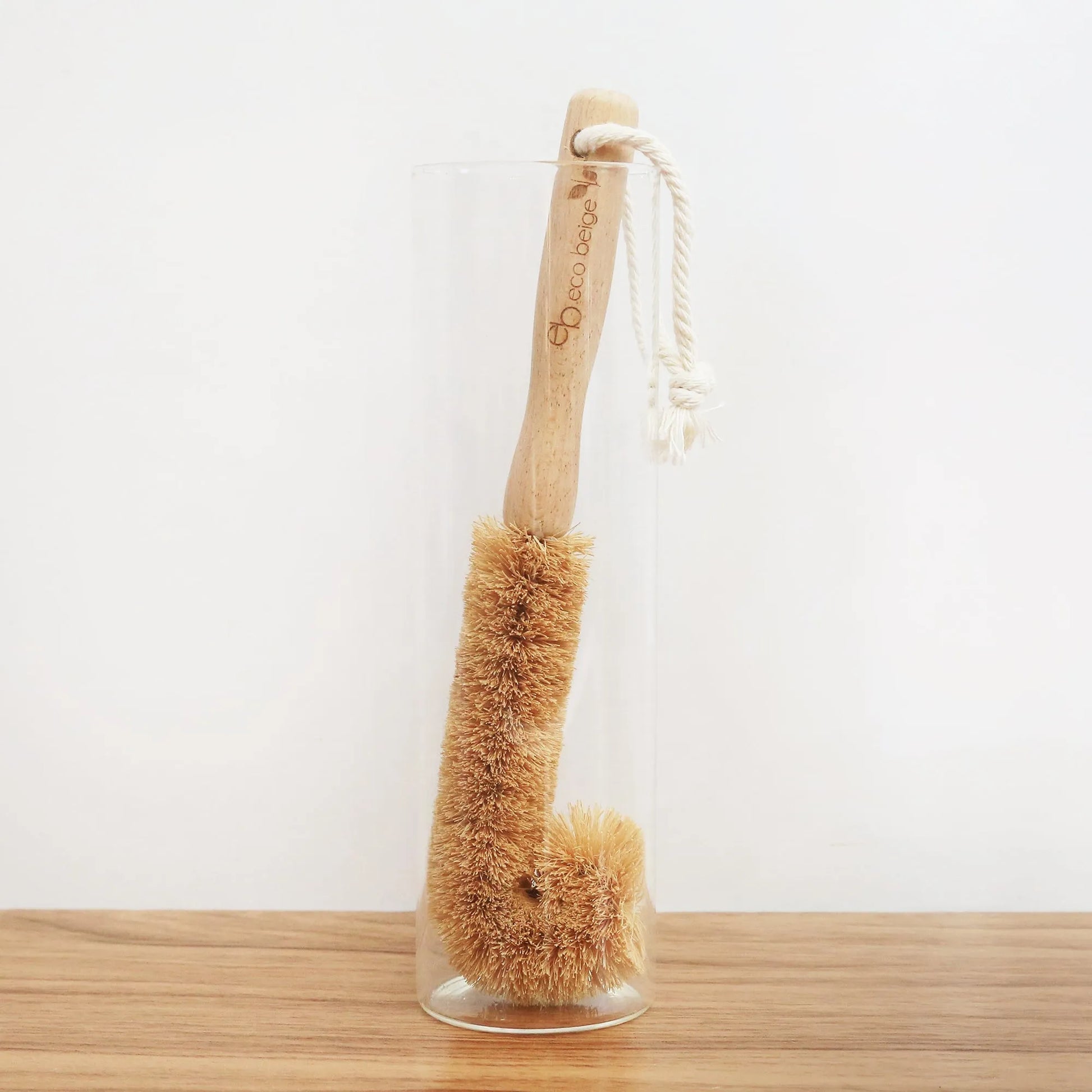  Natural Coconut Bottle Brush Eco Beige Kitchen Cleaning art-noise.myshopify.com natural-coconut-bottle-brush