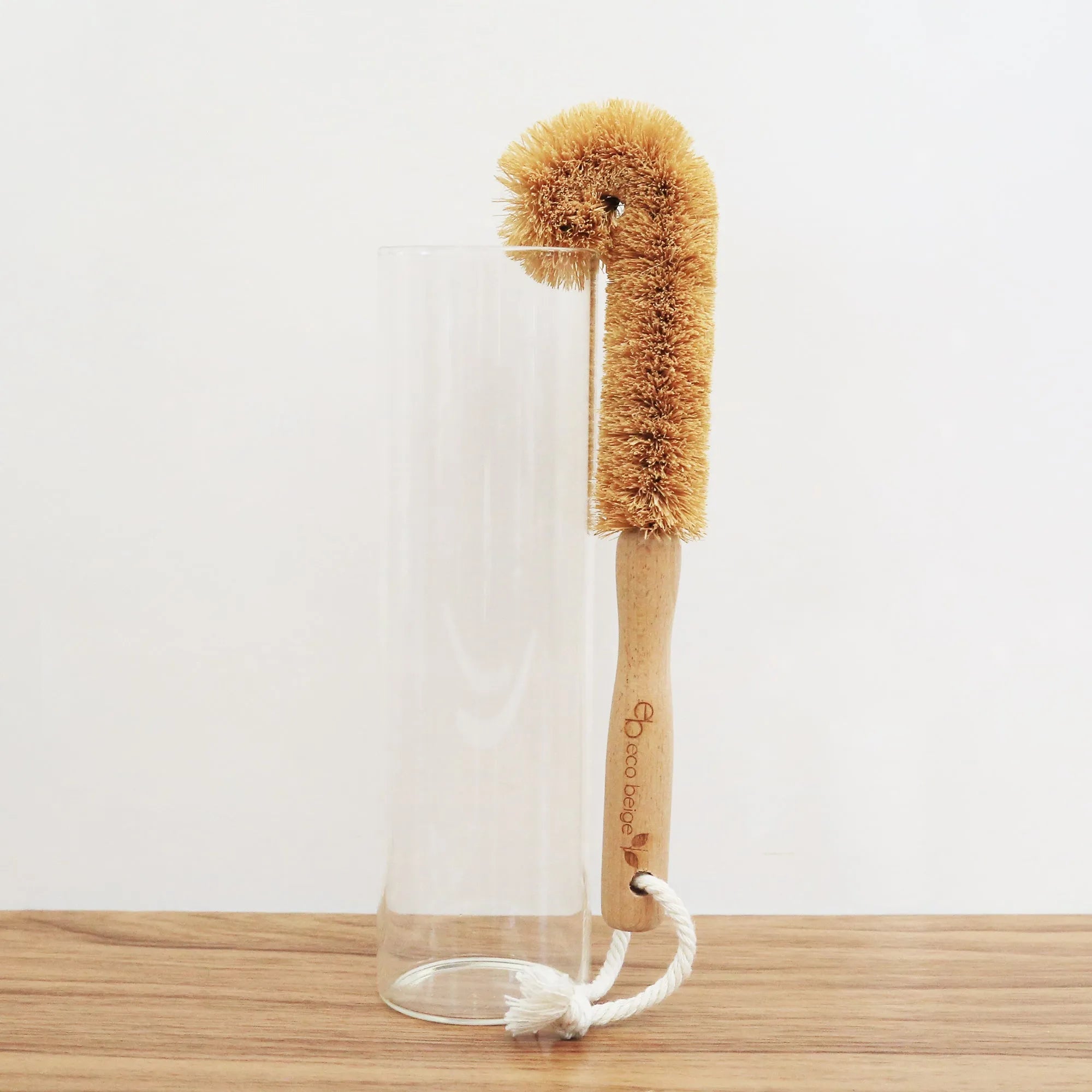  Natural Coconut Bottle Brush Eco Beige Kitchen Cleaning art-noise.myshopify.com natural-coconut-bottle-brush