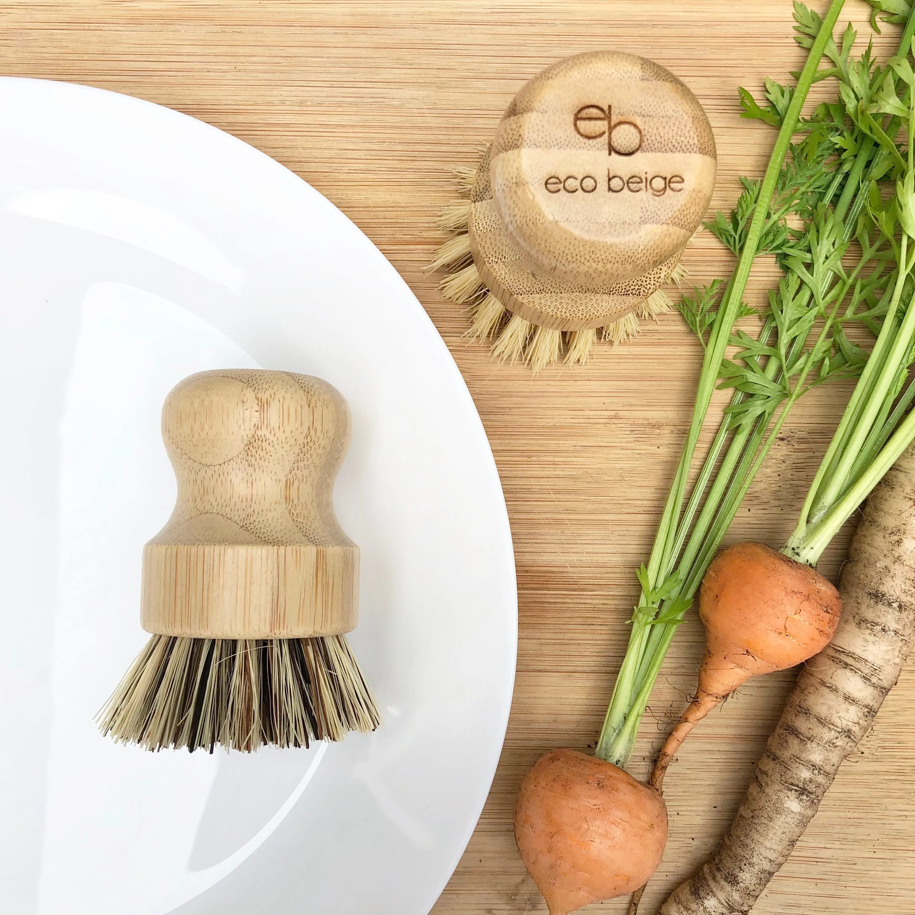 Bamboo Knob Scrubber Eco Beige Kitchen Cleaning art-noise.myshopify.com bamboo-knob-scrubber