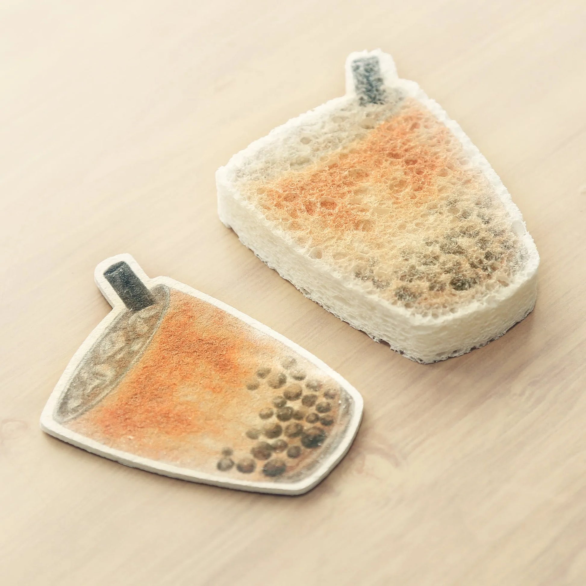  Bubble Tea Pop Up Sponge Eco Beige Kitchen Cleaning art-noise.myshopify.com bubble-tea-pop-up-sponge