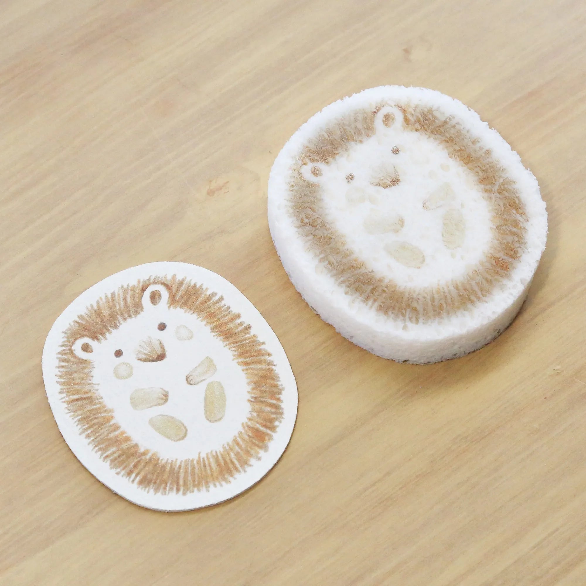  Hedgehog Pop Up Sponge Eco Beige Kitchen Cleaning art-noise.myshopify.com hedgehog-pop-up-sponge