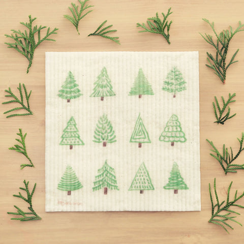  Christmas Tree Sponge Cloth Eco Beige Kitchen Cleaning art-noise.myshopify.com christmas-tree-sponge-cloth