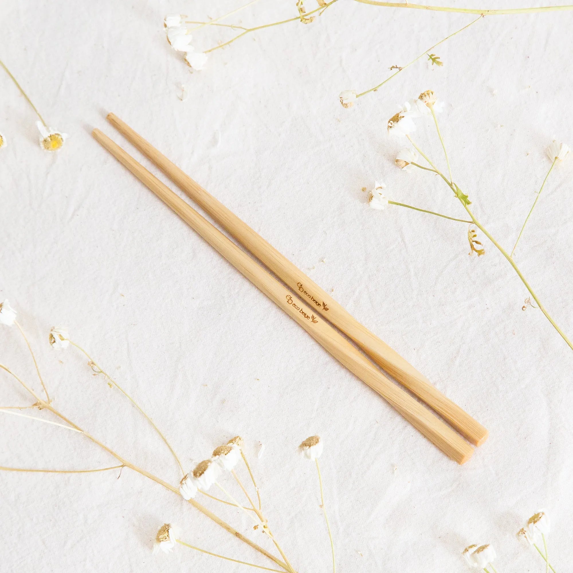  Natural Bamboo Chopsticks Eco Beige Utensils art-noise.myshopify.com natural-bamboo-chopsticks