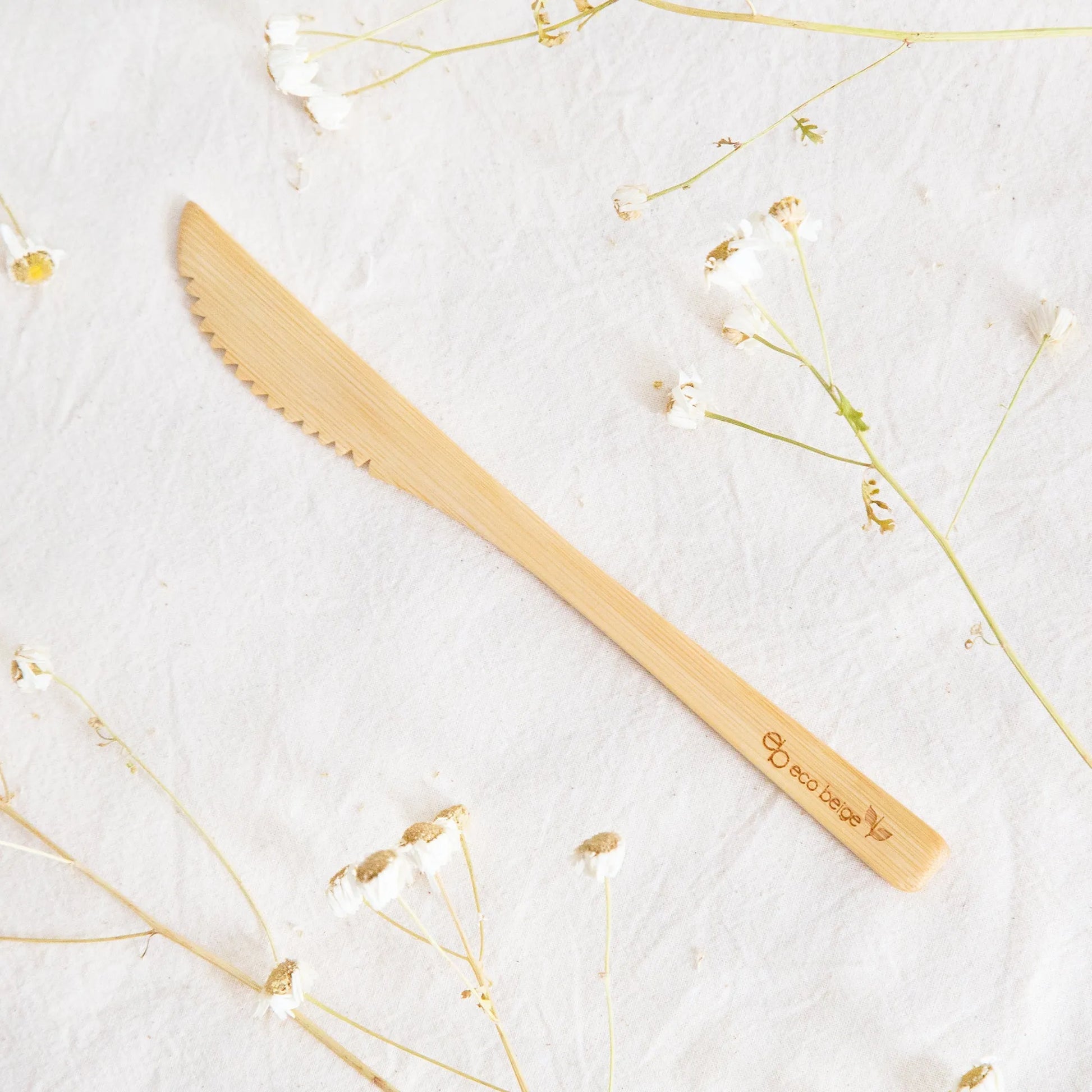  Natural Bamboo Knife Eco Beige Utensils art-noise.myshopify.com natural-bamboo-knife