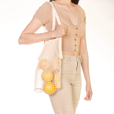  Natural Cotton Netted Shoulder Bag Eco Beige Bags art-noise.myshopify.com natural-cotton-netted-shoulder-bag