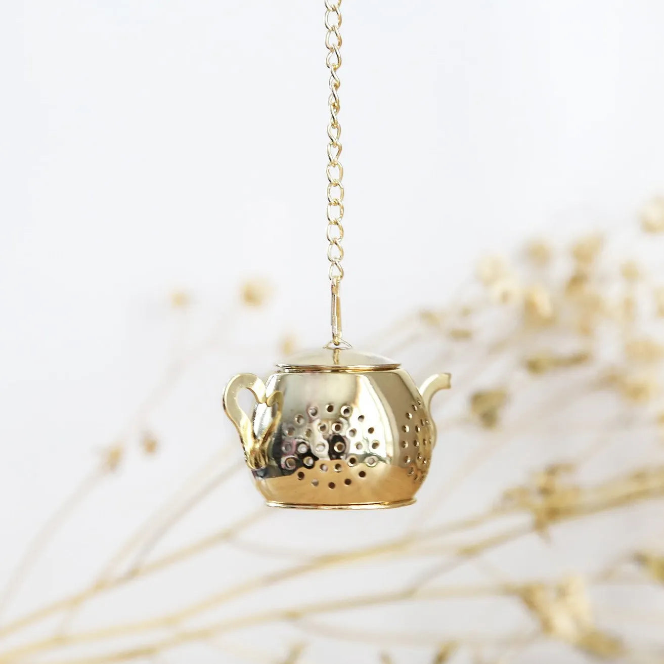  Gold Teapot Tea Infuser Eco Beige Tea Infuser art-noise.myshopify.com gold-teapot-tea-infuser