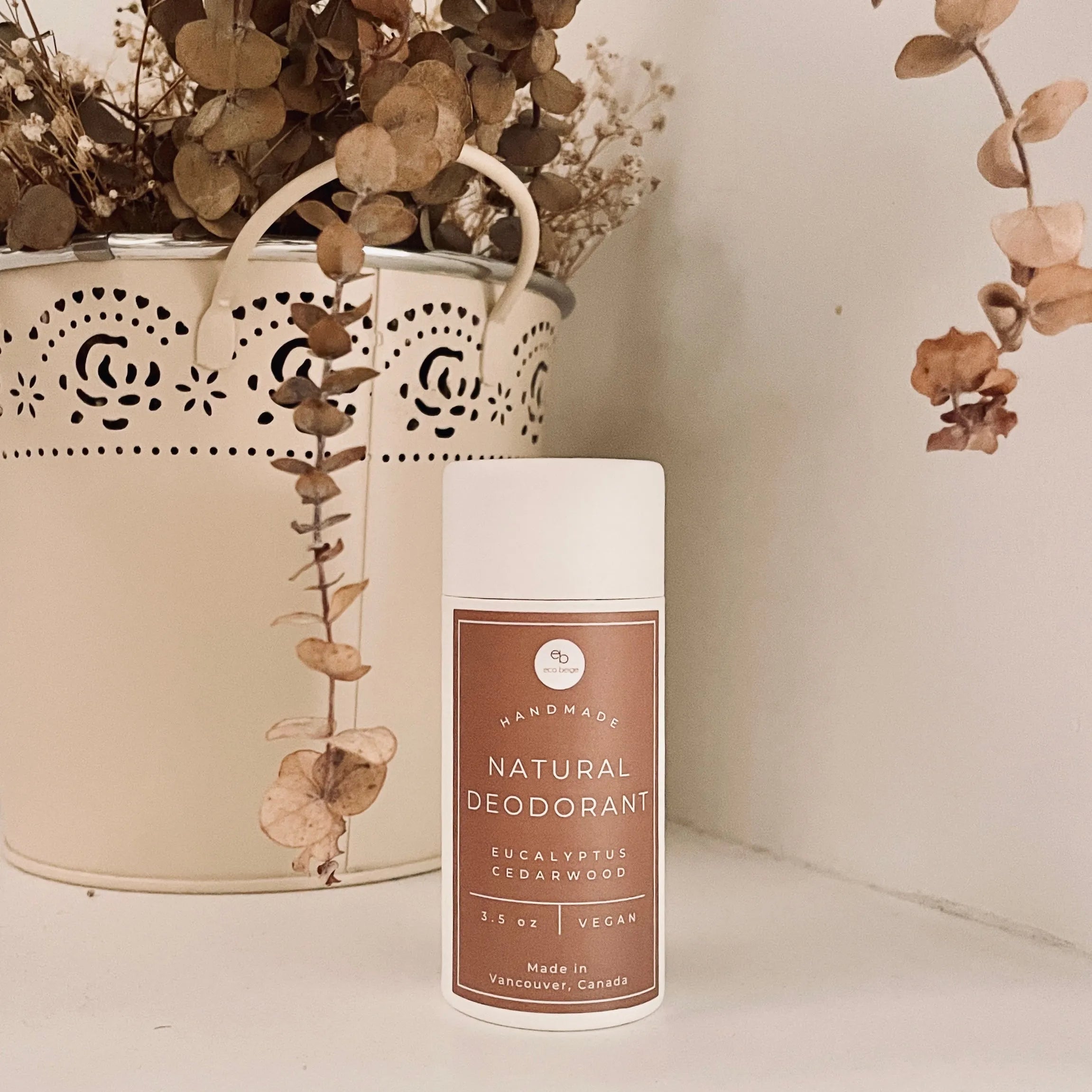  Natural Deodorant - Eucalyptus Cedarwood Eco Beige Deodorant art-noise.myshopify.com natural-deodorant-eucalyptus-cedarwood