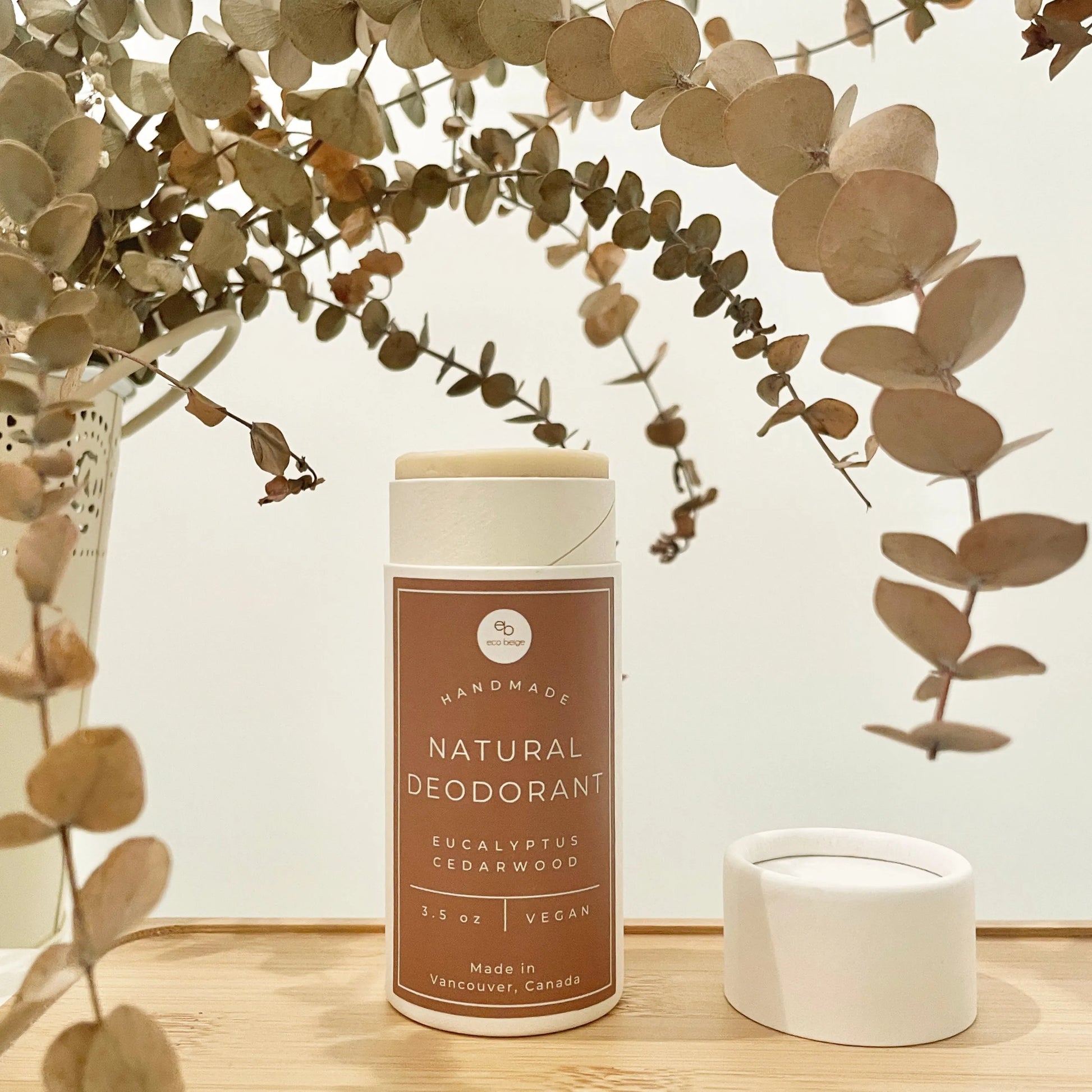  Natural Deodorant - Eucalyptus Cedarwood Eco Beige Deodorant art-noise.myshopify.com natural-deodorant-eucalyptus-cedarwood