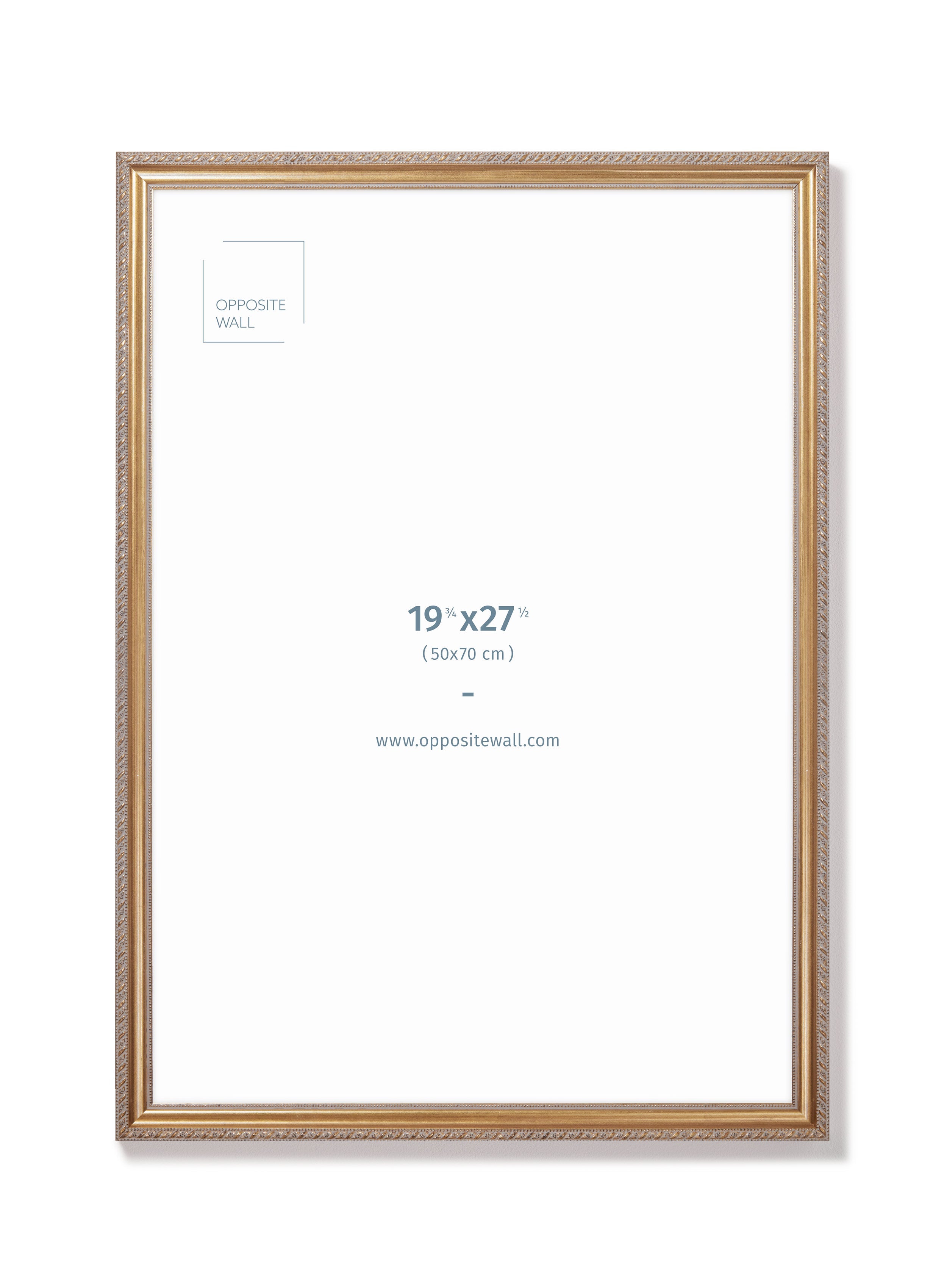 Elena Vintage Frame, 19¾x27½ po | 50x70 cm Opposite Wall Frame art-noise.myshopify.com elena-vintage-frame-19-x27-po-50x70-cm