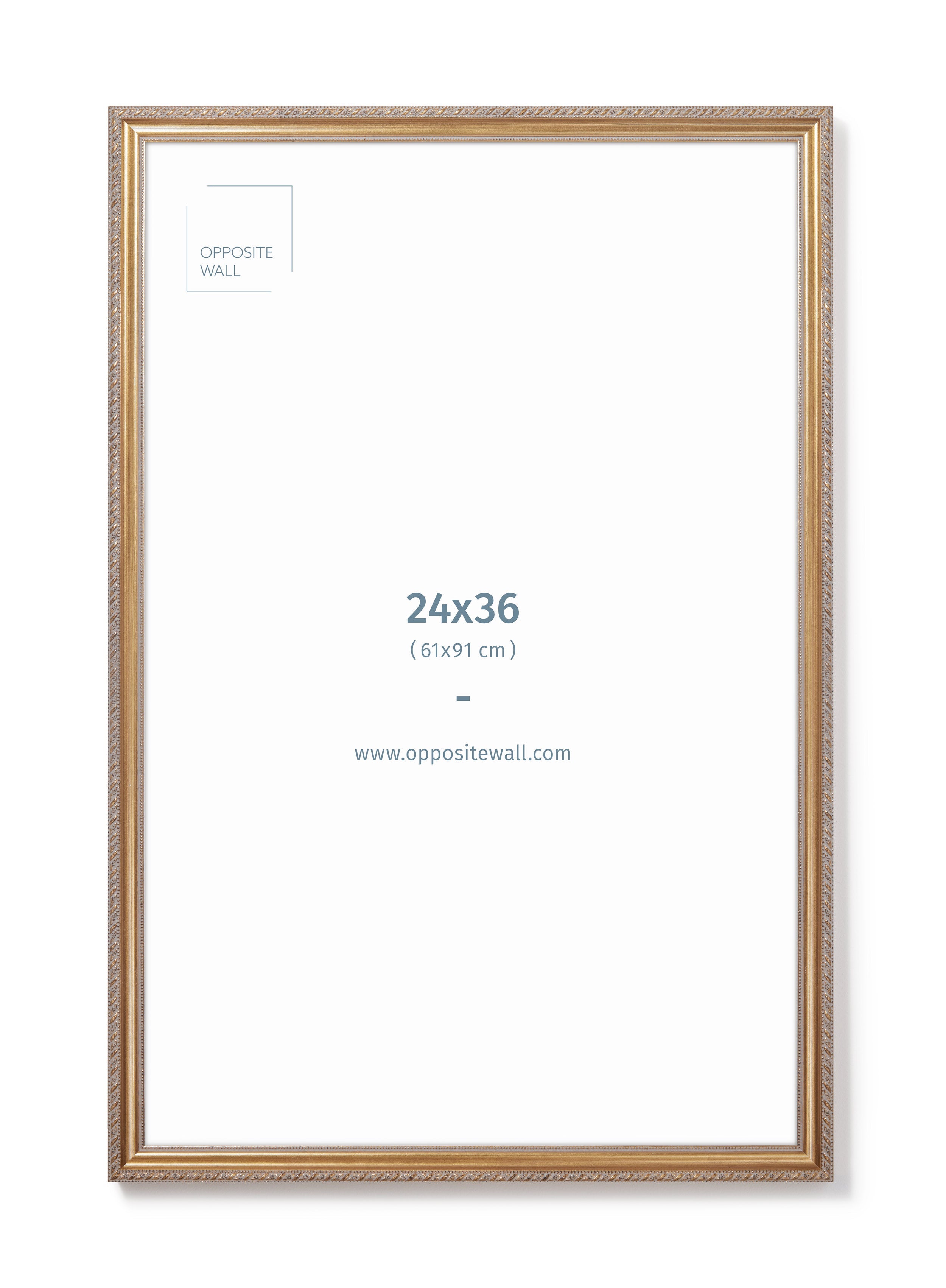 Elena Vintage Frame, 24x36 in | 61x91 cm Opposite Wall Frame art-noise.myshopify.com elena-vintage-frame-24x36-in-61x91-cm