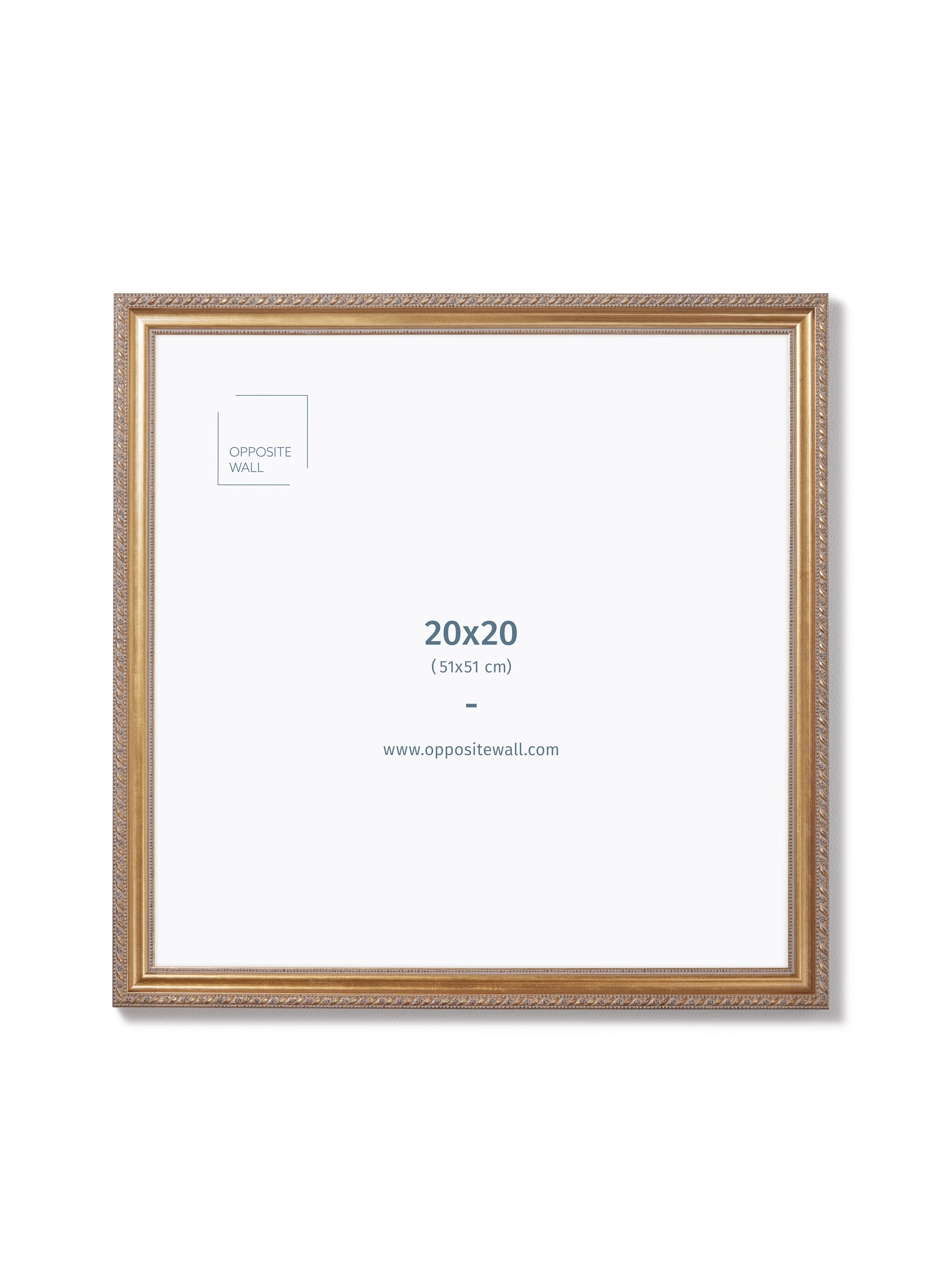 Elena Vintage Frame, 20x20 in | 51x51 cm Opposite Wall Frame art-noise.myshopify.com elena-vintage-frame-20x20-in-51x51-cm