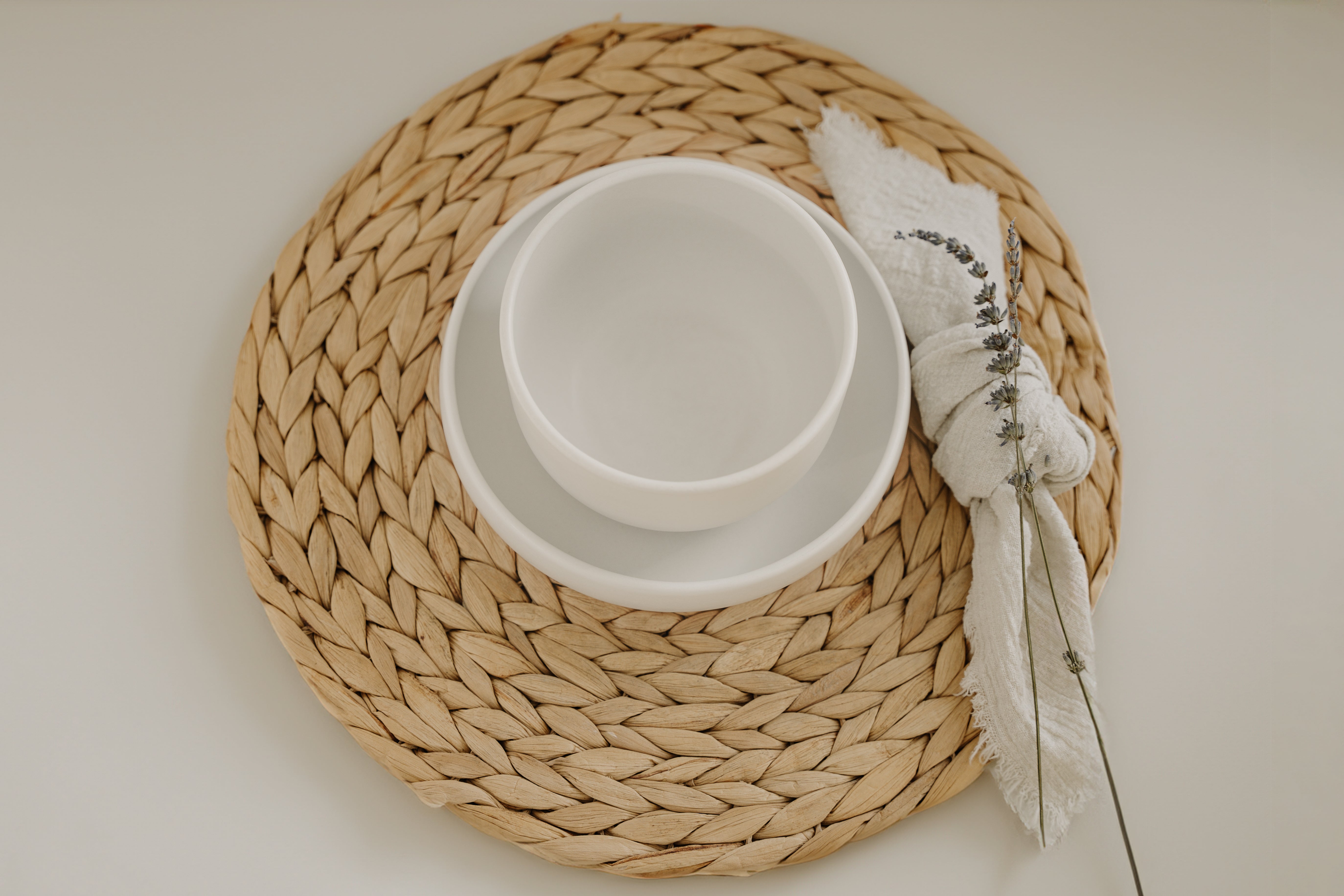 Serviettes de table en coton d'avoine