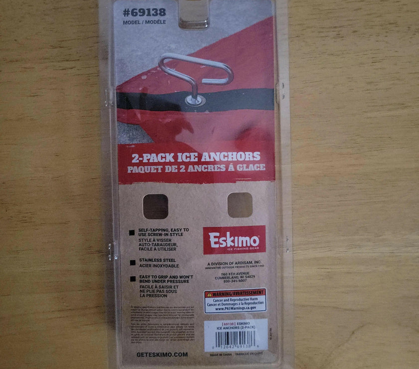 Eskimo Ice Shelter Anchors 2/pk