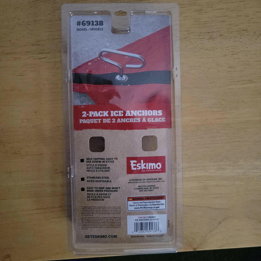 Eskimo Ice Shelter Anchors 2/pk
